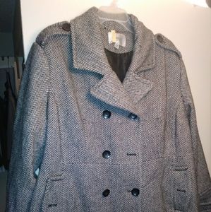 Herringbone Trench Coat